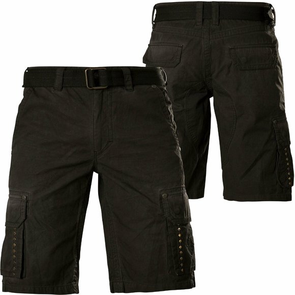 AFFLICTION Mens CARGO Shorts OPTIMAL Embroidered - Picture 5 of 8